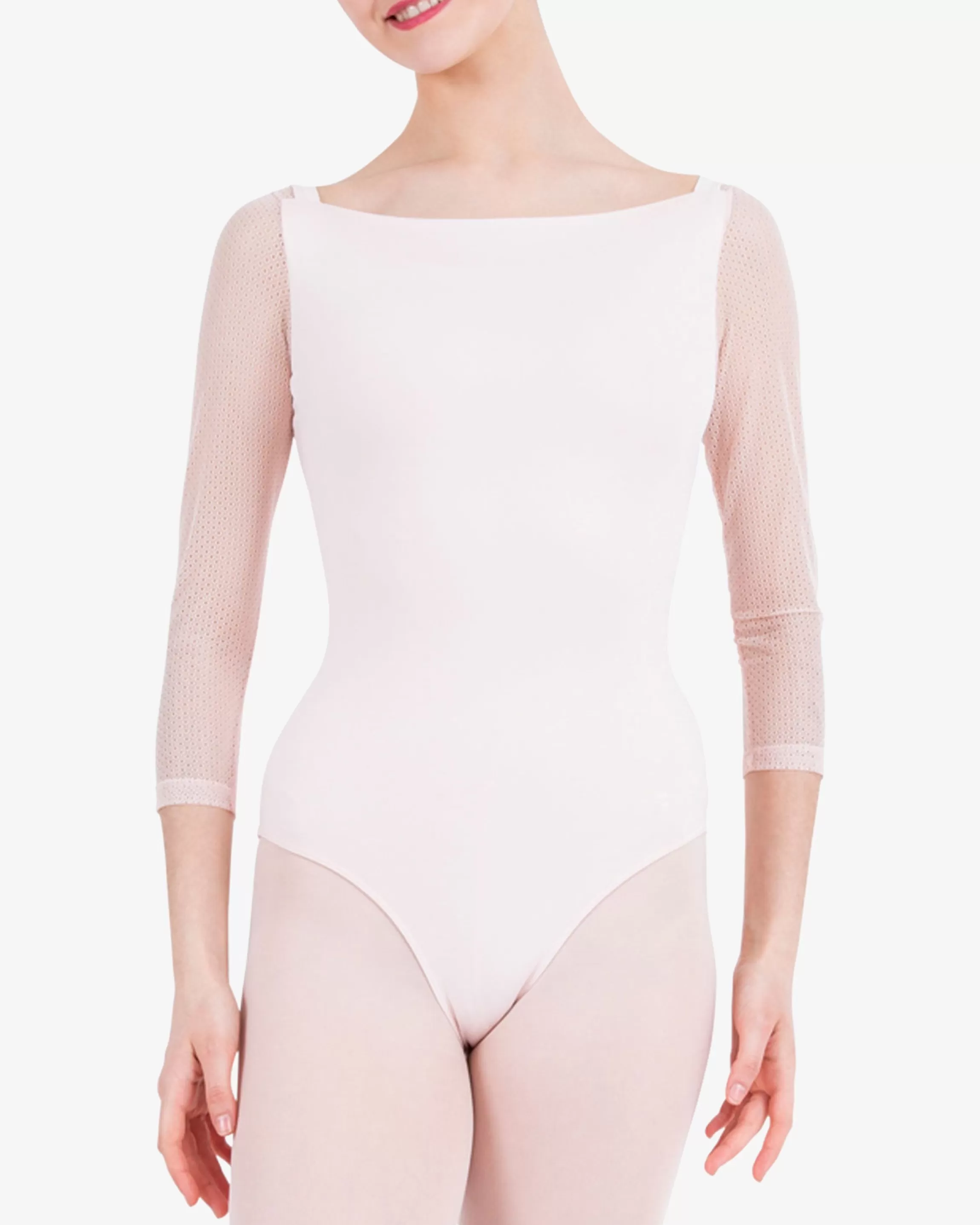 Online 3/4 SLEEVES LEOTARD WITH LACE Women Leotards & Tunics