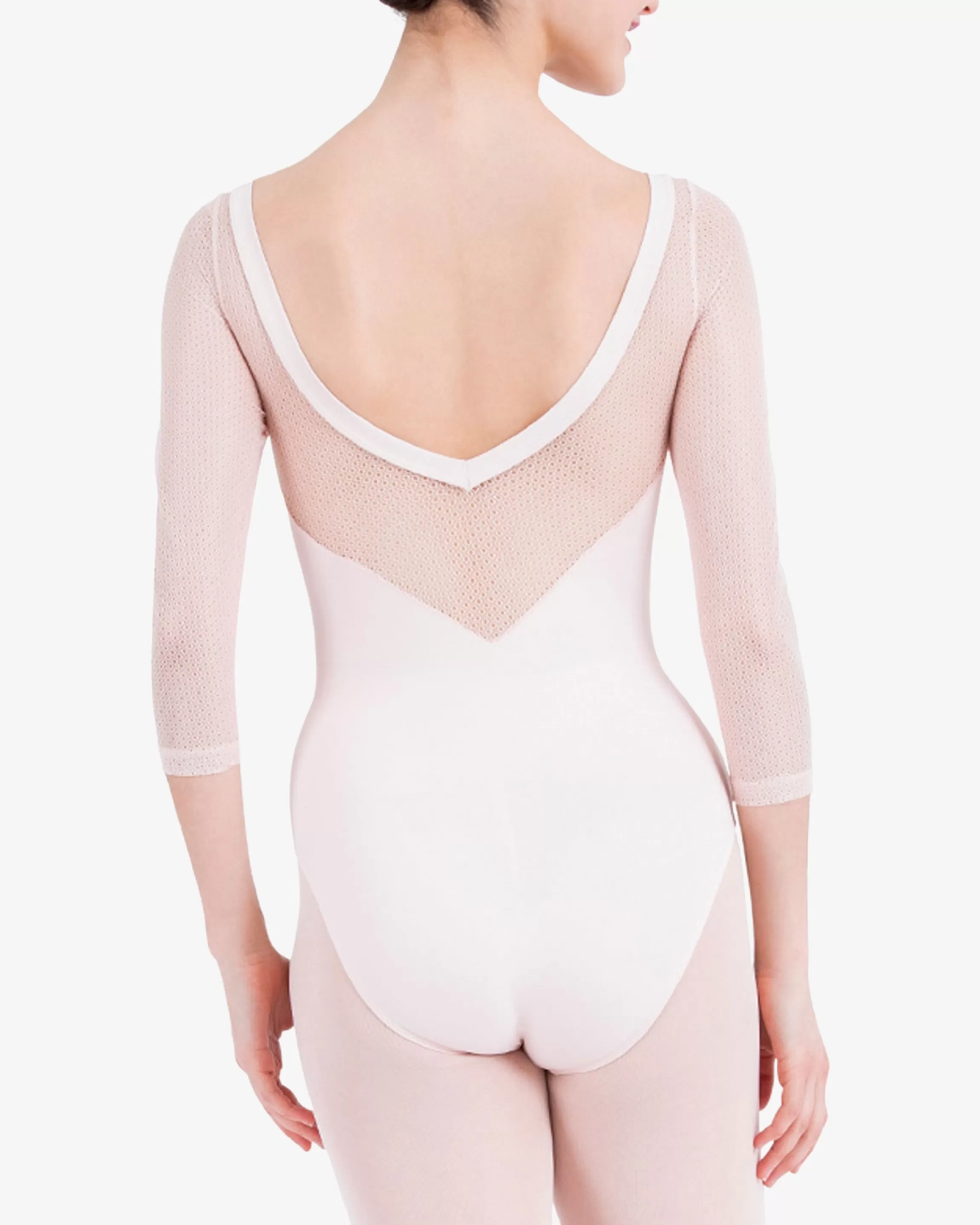 Online 3/4 SLEEVES LEOTARD WITH LACE Women Leotards & Tunics