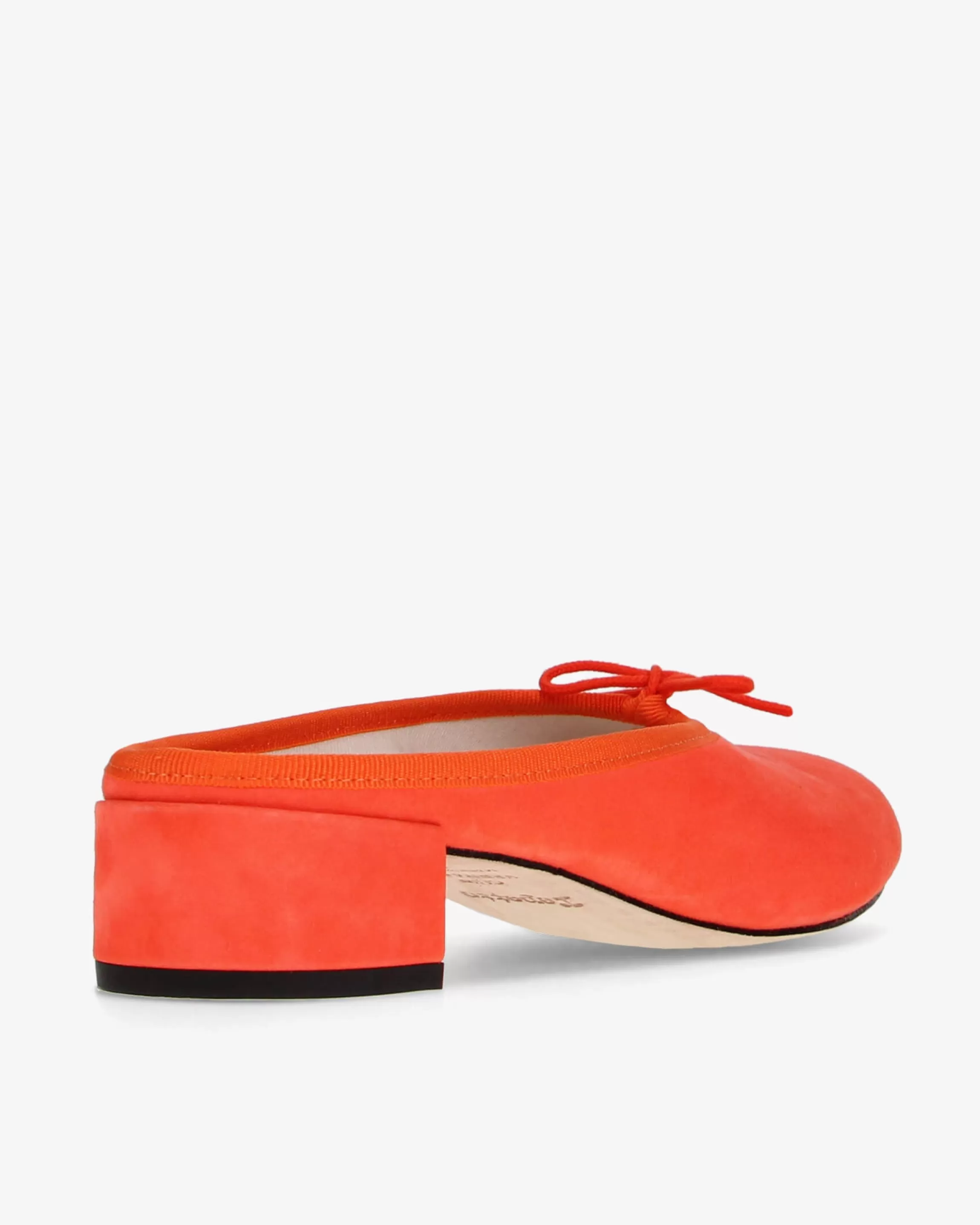 Shop CAMILLE MULES IN GOATSKIN SUEDE Women The Camille trotter heel | Sandals, T-straps & Mules