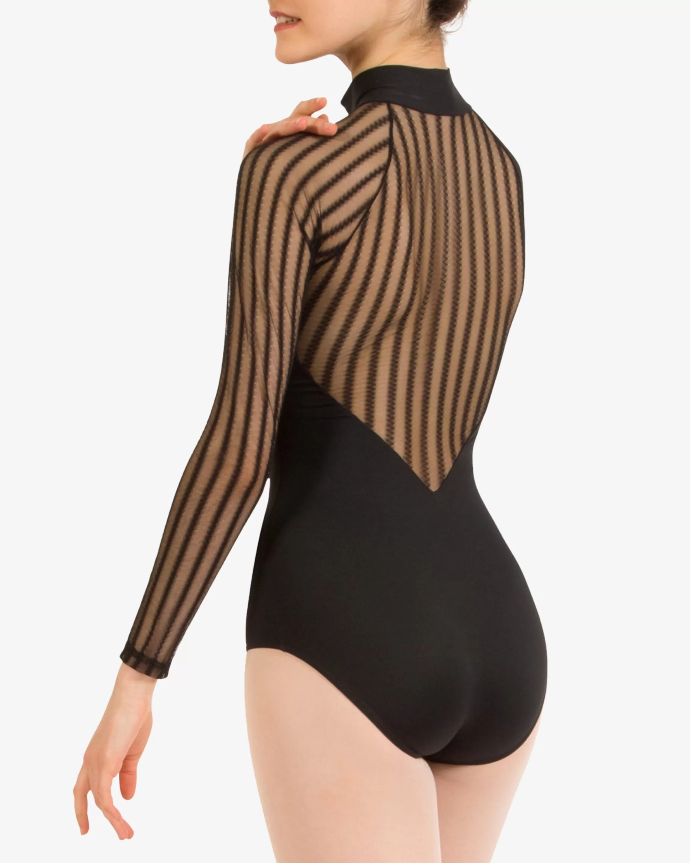 Best FISHNET OFFICER COLLAR LEOTARD Women Leotards & Tunics