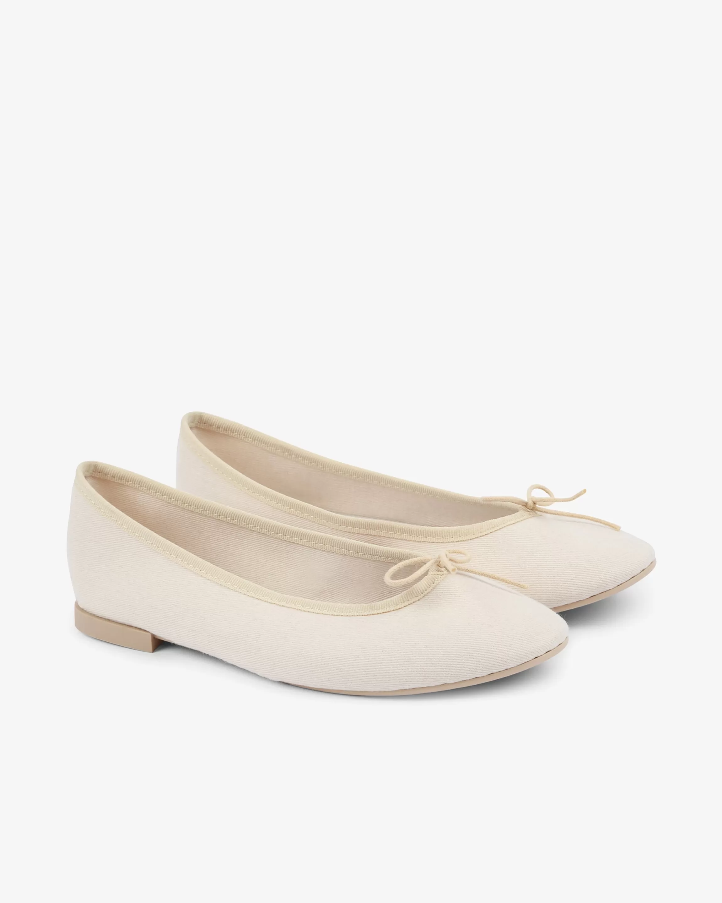 Clearance HIGH CENDRILLON BALLERINAS COTTON CANVAS Women Made in France | Ballerinas