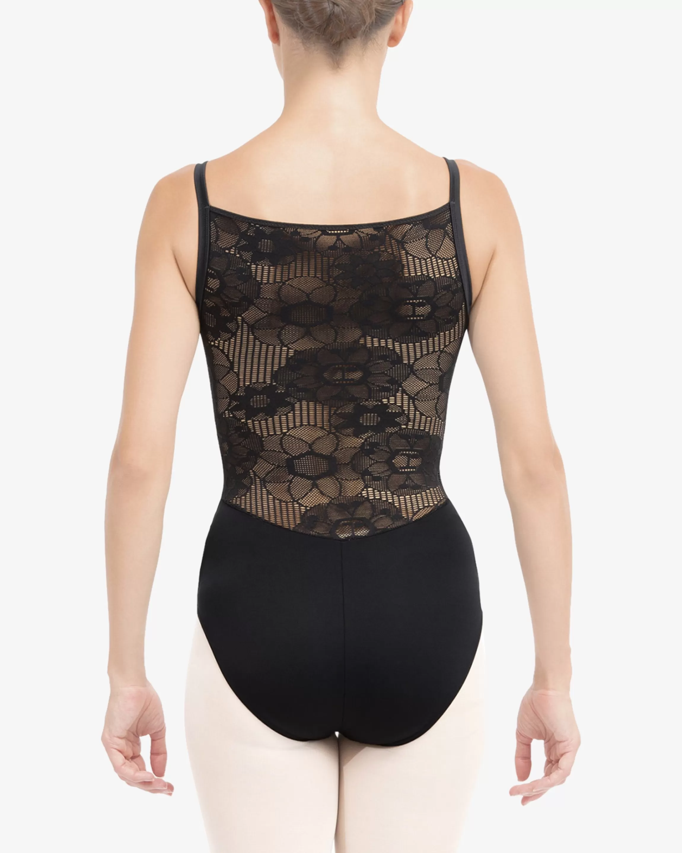 Sale LEOTARD WITH ROSETTE LACE IN THE BACK Women Leotards & Tunics