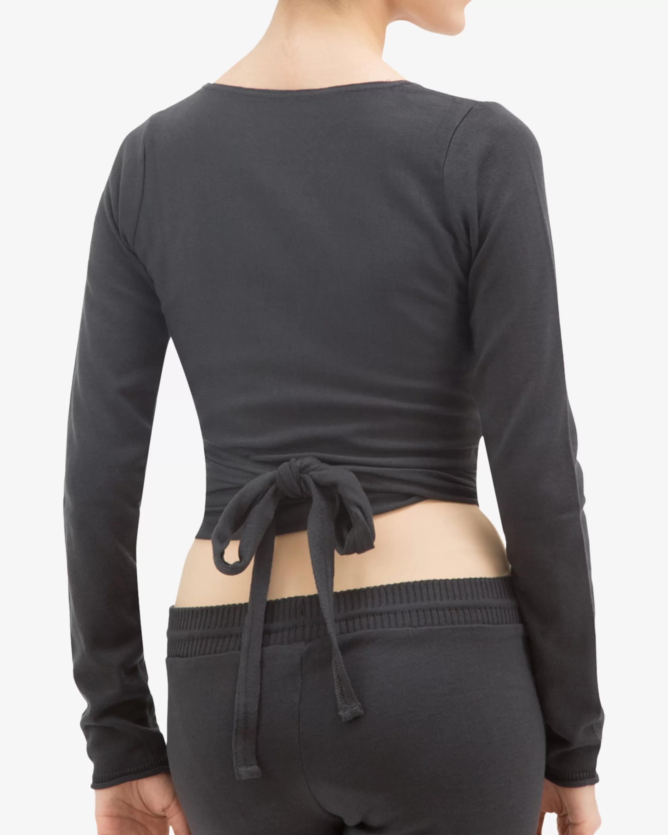 New LONG SLEEVED WRAP-OVER Women Warm-up