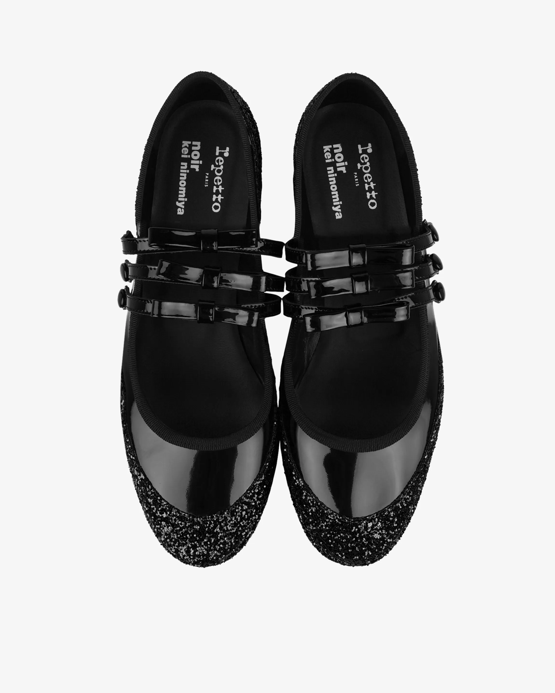 Online X NOIR KEI NINOMIYA - GLITTER PLATFORM MARY JANES Women Plateform shoes | Mary Janes