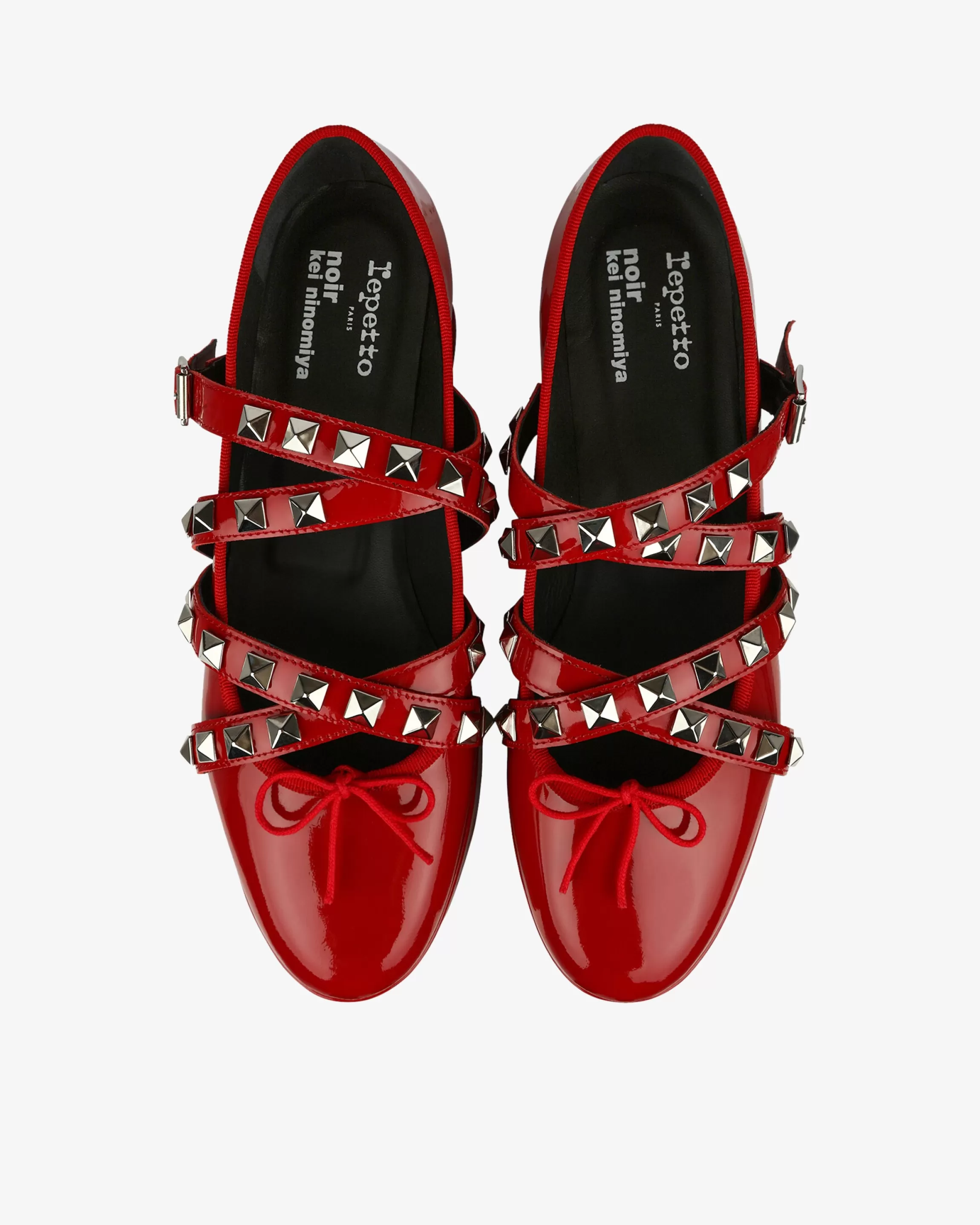 Fashion X NOIR KEI NINOMIYA - PLATFORM MARY JANES WITH STUDDED STRAP Women Plateform shoes | Mary Janes