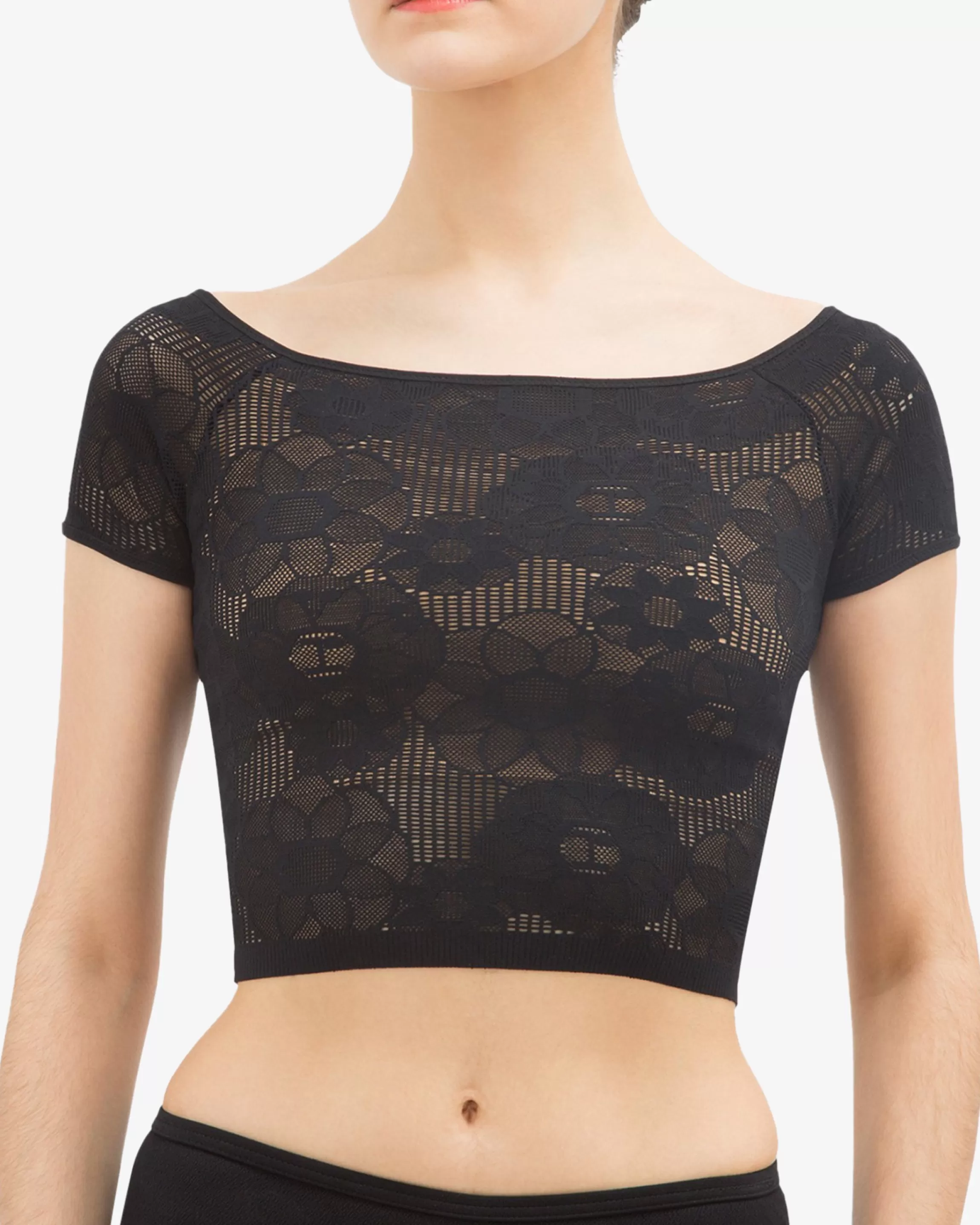 Sale SHORT TOP IN ROSETTE LACE Women Jazz & Modern Dance