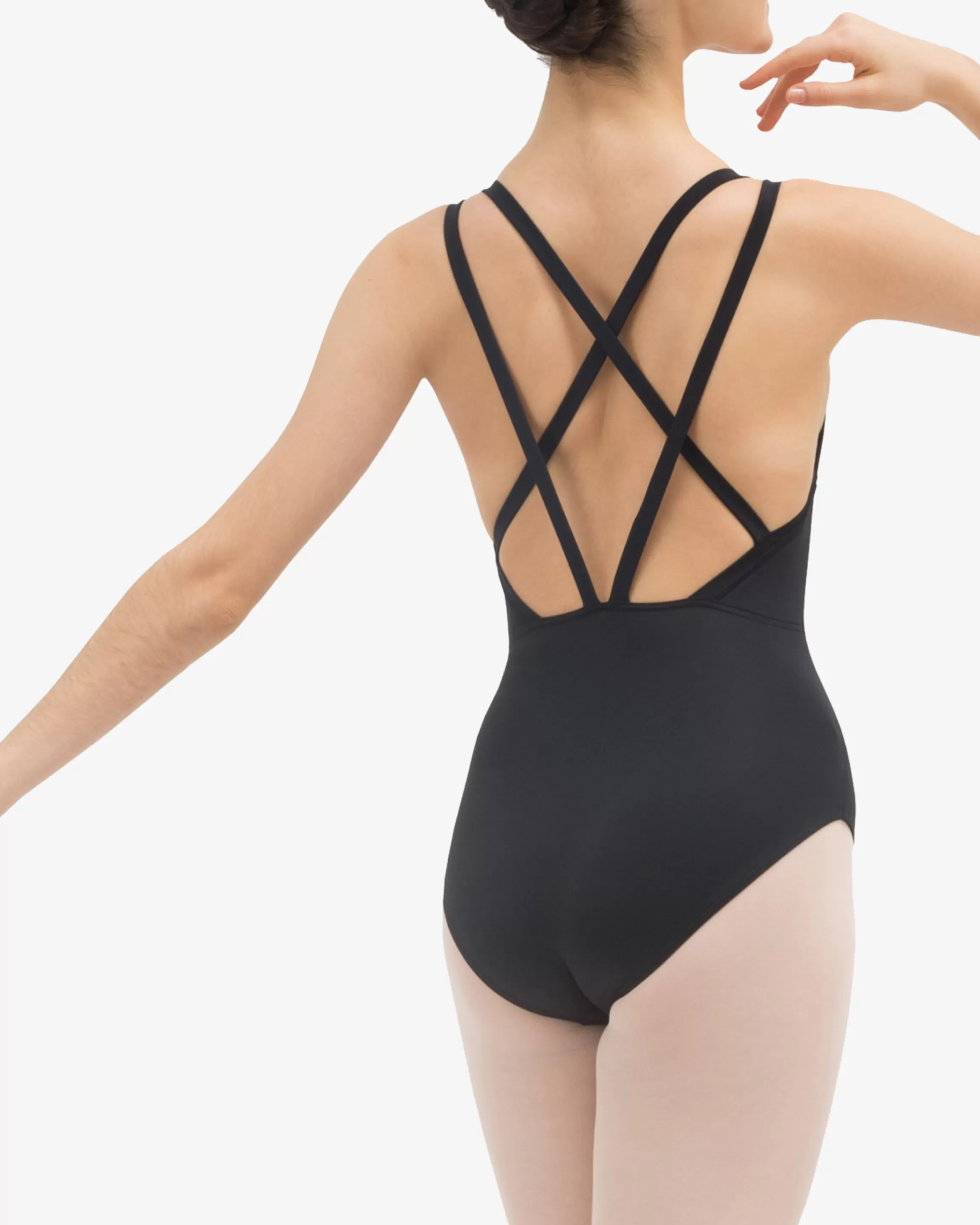 Sale THIN STRAPS CROSSED FRONT LEOTARD Women Leotards & Tunics